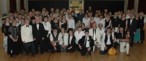 Black and White Ball group photo